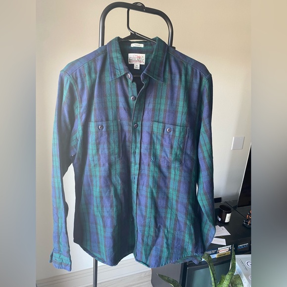 J.Crew Cabin Flannel Shirt - Picture 1 of 4